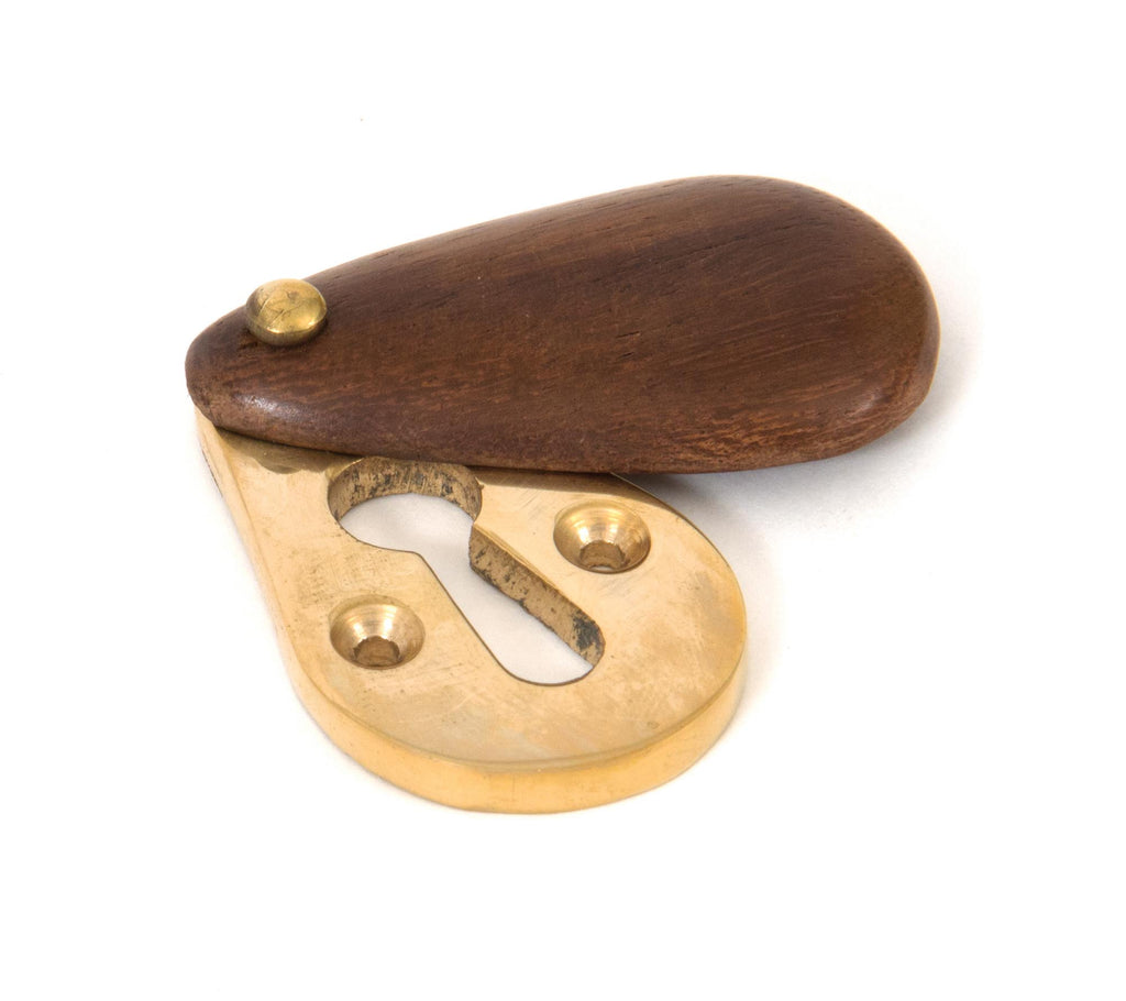 White background image of From The Anvil's Rosewood Plain Escutcheon | From The Anvil