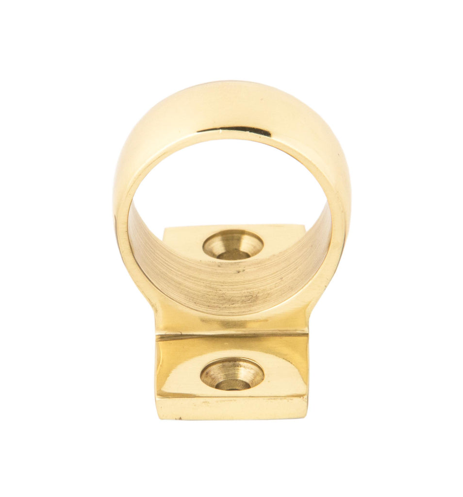 White background image of From The Anvil's Polished Brass Sash Eye Lift | From The Anvil