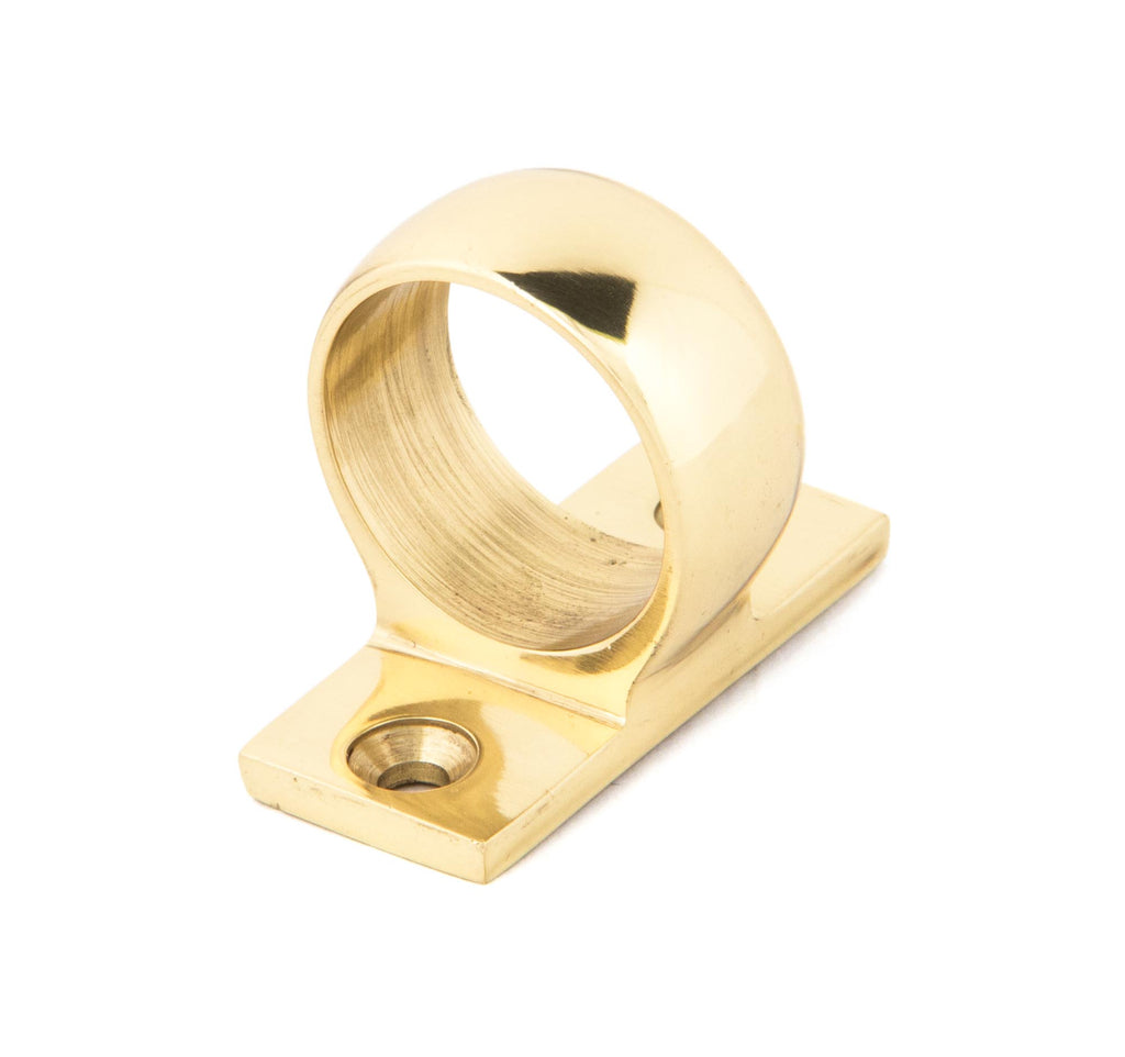 White background image of From The Anvil's Polished Brass Sash Eye Lift | From The Anvil
