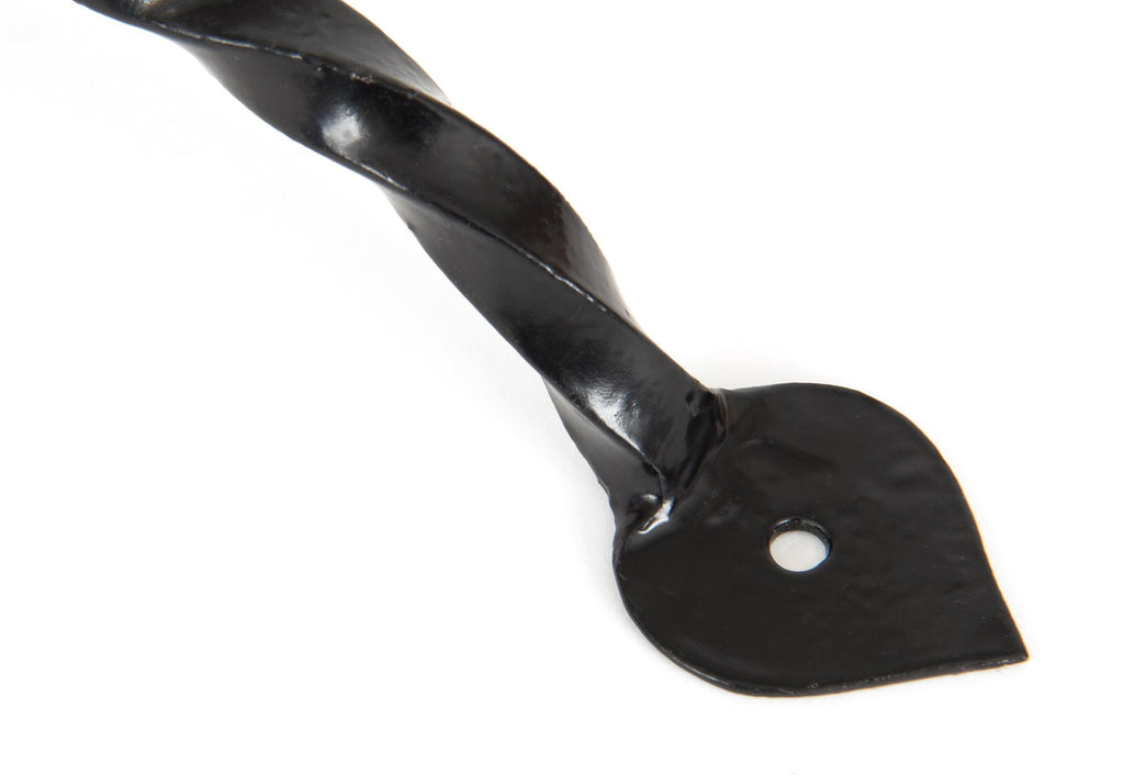 White background image of From The Anvil's Black Twist Pull Handle | From The Anvil