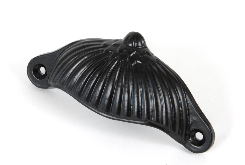 White background image of From The Anvil's Black Flower Drawer Pull | From The Anvil