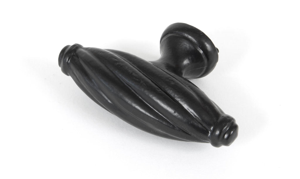 White background image of From The Anvil's Black Cabinet Handle | From The Anvil