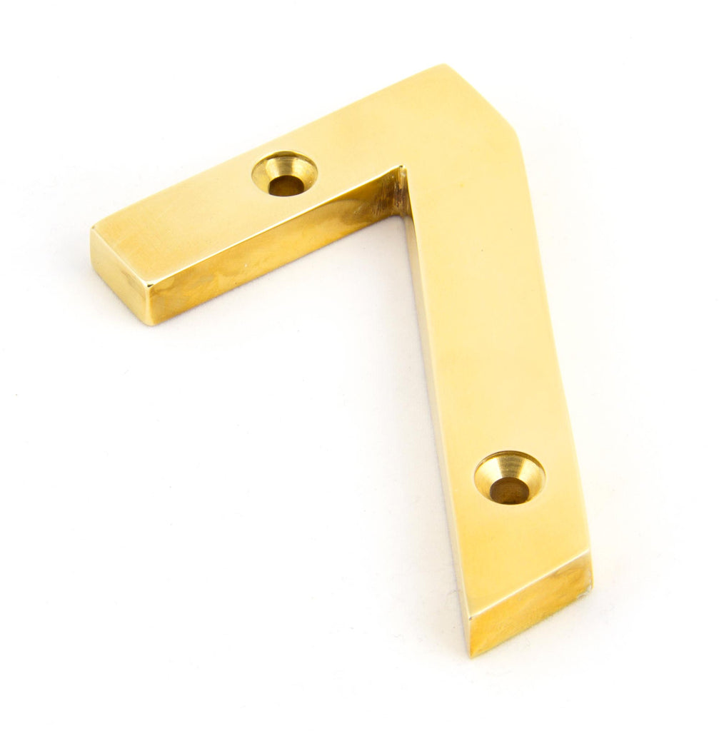 White background image of From The Anvil's Polished Brass Polished Brass Numeral | From The Anvil