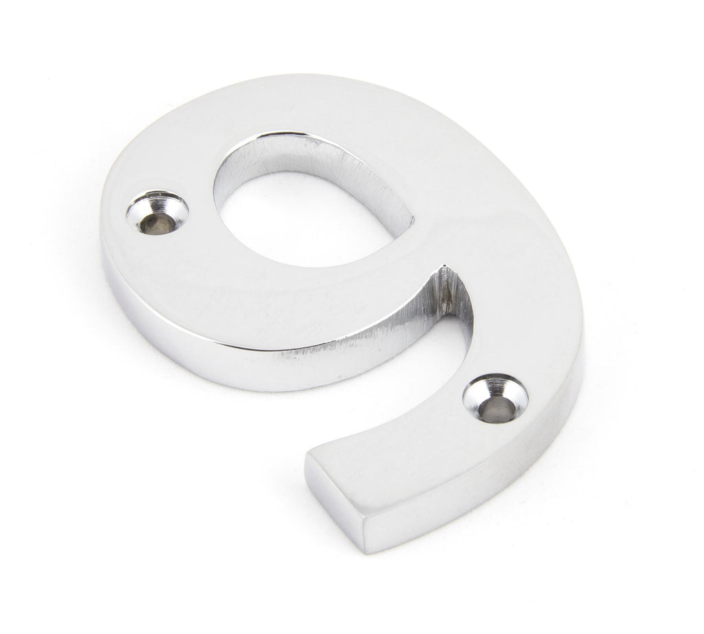 White background image of From The Anvil's Polished Chrome Polished Chrome Numeral | From The Anvil