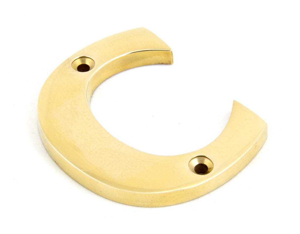 White background image of From The Anvil's Polished Brass Polished Brass Letter | From The Anvil
