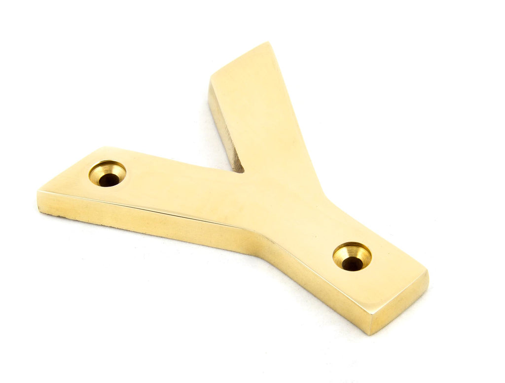 White background image of From The Anvil's Polished Brass Polished Brass Letter | From The Anvil