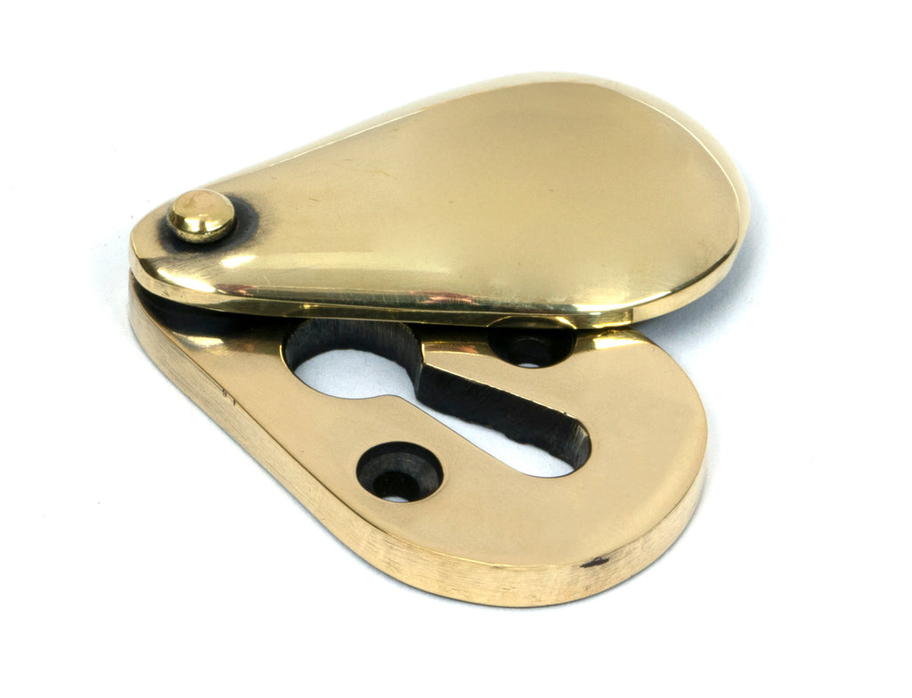 White background image of From The Anvil's Aged Brass Plain Escutcheon | From The Anvil