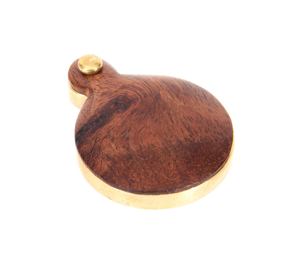 White background image of From The Anvil's Rosewood 30mm Round Escutcheon | From The Anvil