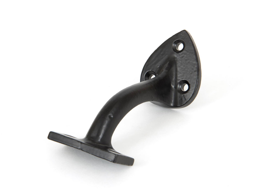 White background image of From The Anvil's Black Handrail Bracket | From The Anvil