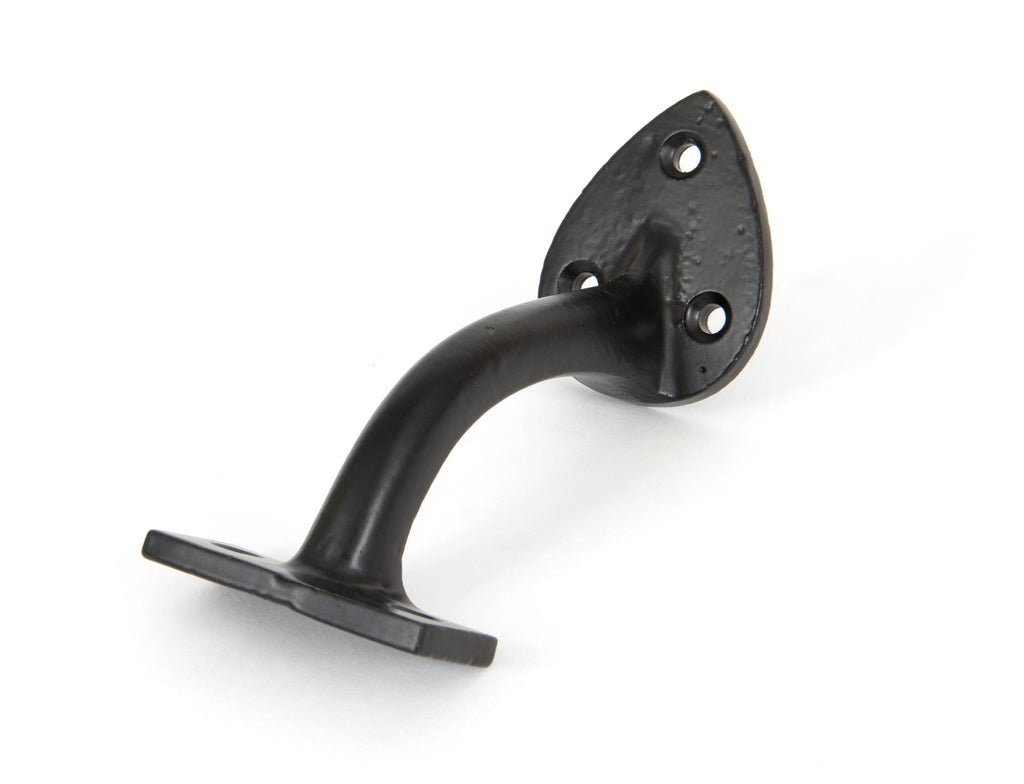 White background image of From The Anvil's Black Handrail Bracket | From The Anvil