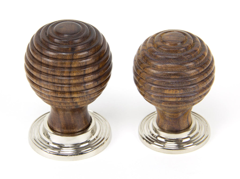 White background image of From The Anvil's Rosewood Wooden Beehive Cabinet Knob | From The Anvil