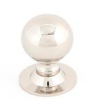 From The Anvil's Polished Nickel Ball Cabinet Knob