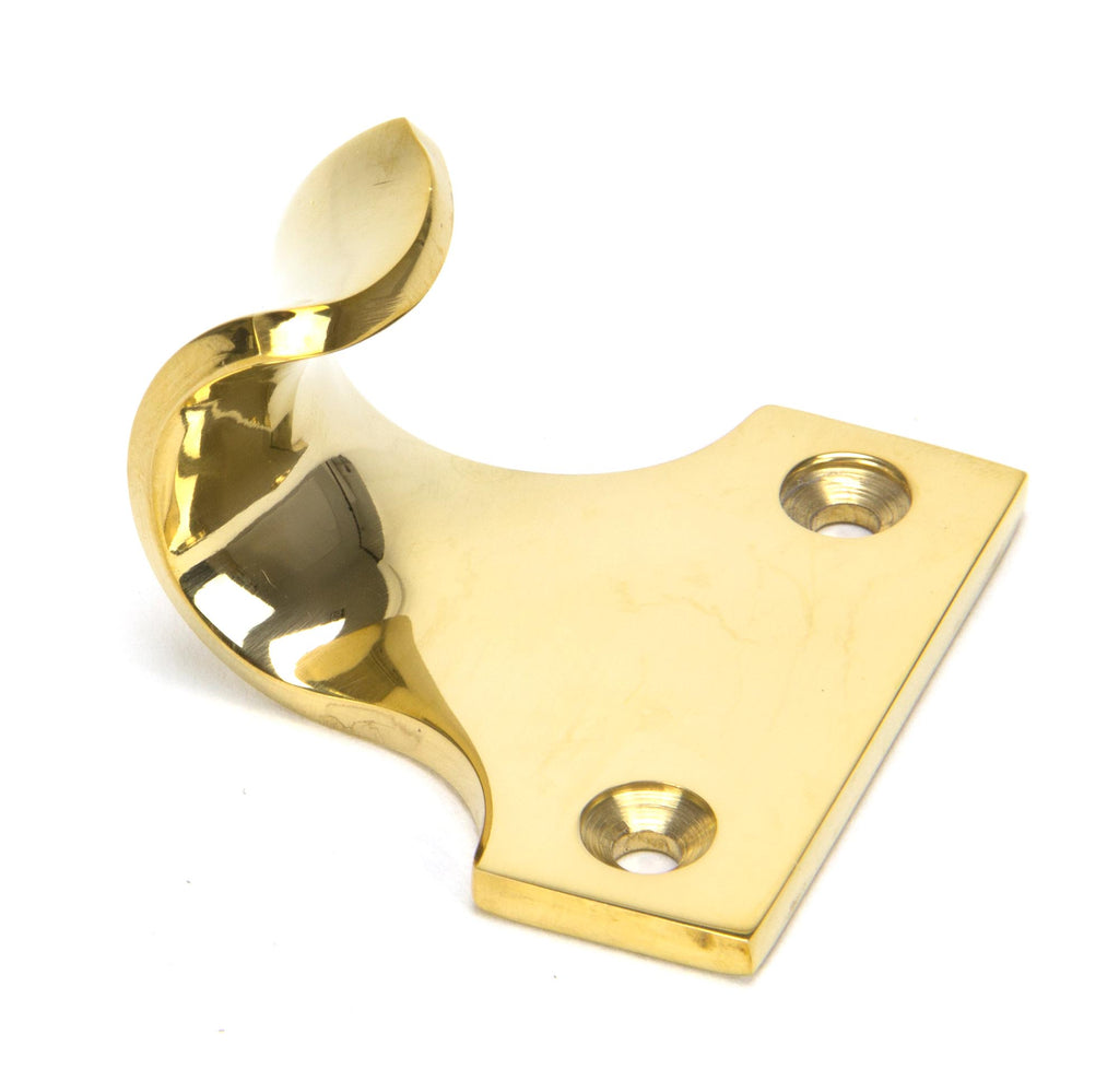 White background image of From The Anvil's Polished Brass Sash Lift | From The Anvil