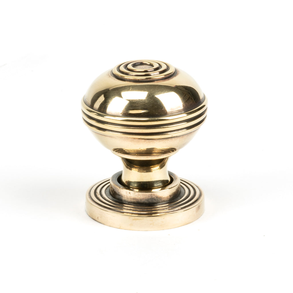 White background image of From The Anvil's Aged Brass Prestbury Cabinet Knob | From The Anvil