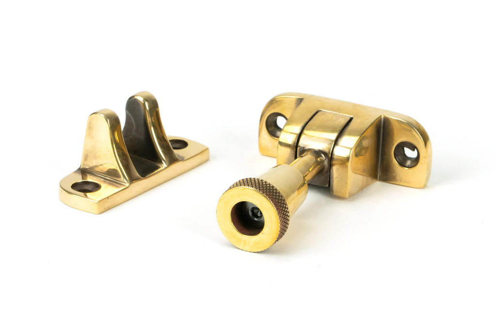 White background image of From The Anvil's Aged Brass Brompton Brighton Fastener | From The Anvil