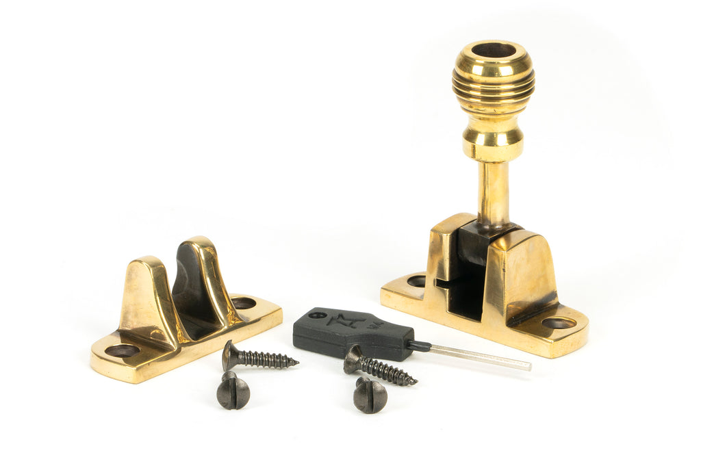 White background image of From The Anvil's Aged Brass Prestbury Brighton Fastener | From The Anvil