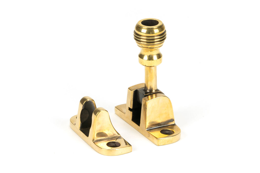 White background image of From The Anvil's Aged Brass Prestbury Brighton Fastener | From The Anvil