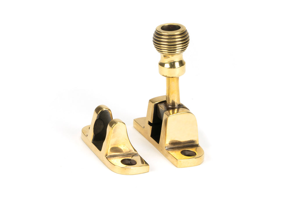 White background image of From The Anvil's Aged Brass Beehive Brighton Fastener | From The Anvil