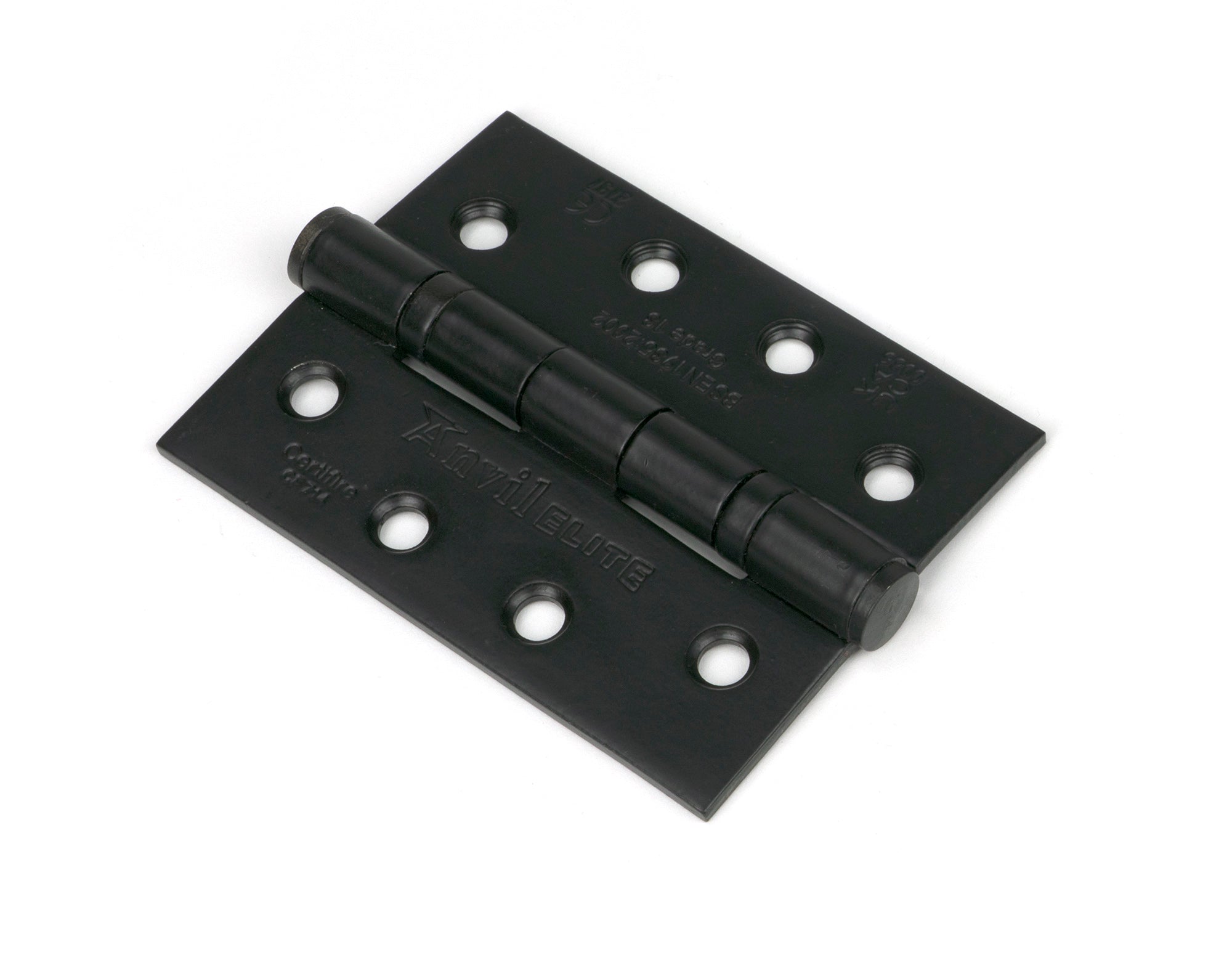 From The Anvil's Black Ball Bearing Butt Hinge (pair) SS