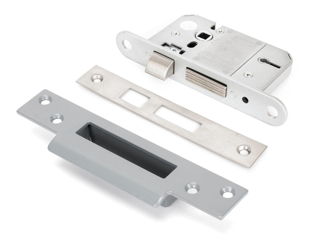 White background image of From The Anvil's Stainless Steel Lever BS Sash Lock | From The Anvil