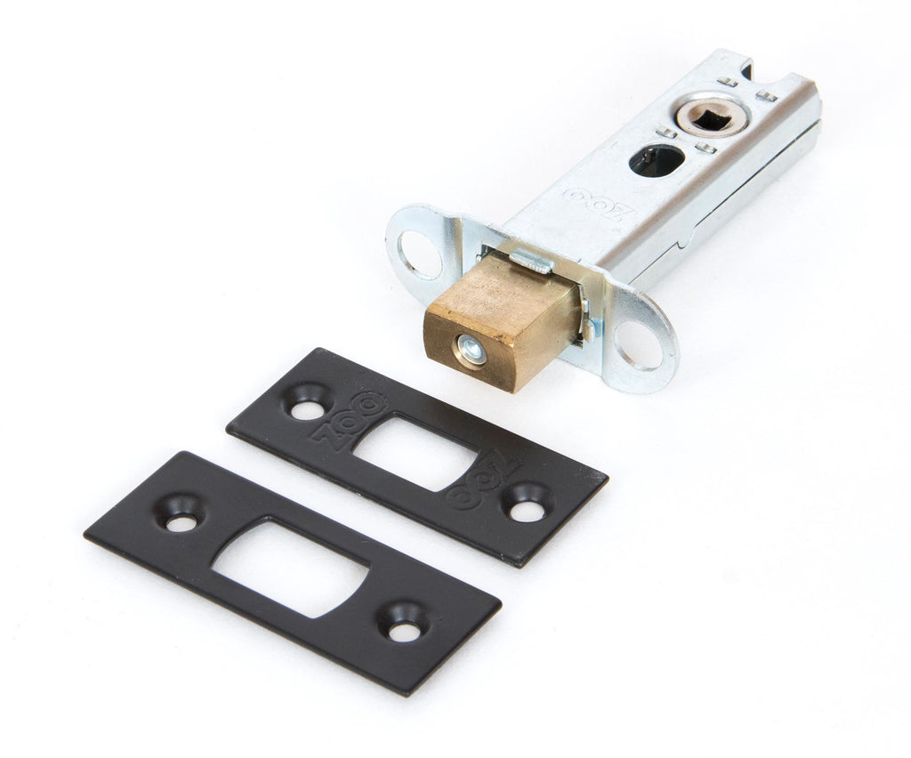 White background image of From The Anvil's Black Heavy Duty Tubular Deadbolt | From The Anvil