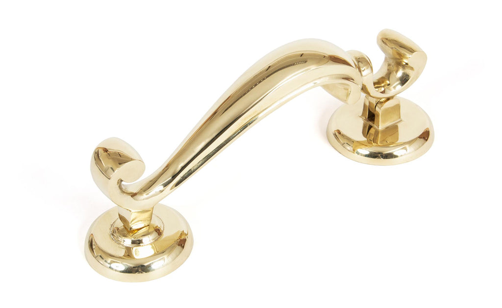 White background image of From The Anvil's Polished Brass Doctor's Door Knocker | From The Anvil
