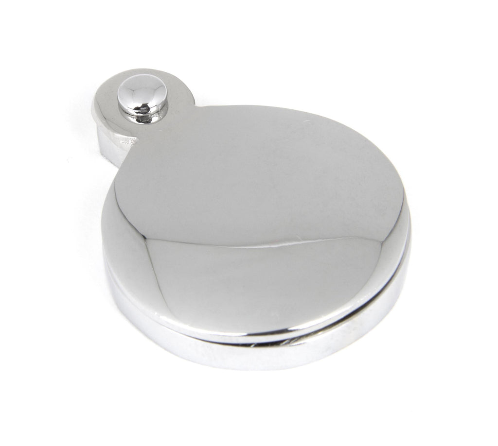 White background image of From The Anvil's Polished Chrome 30mm Round Escutcheon | From The Anvil