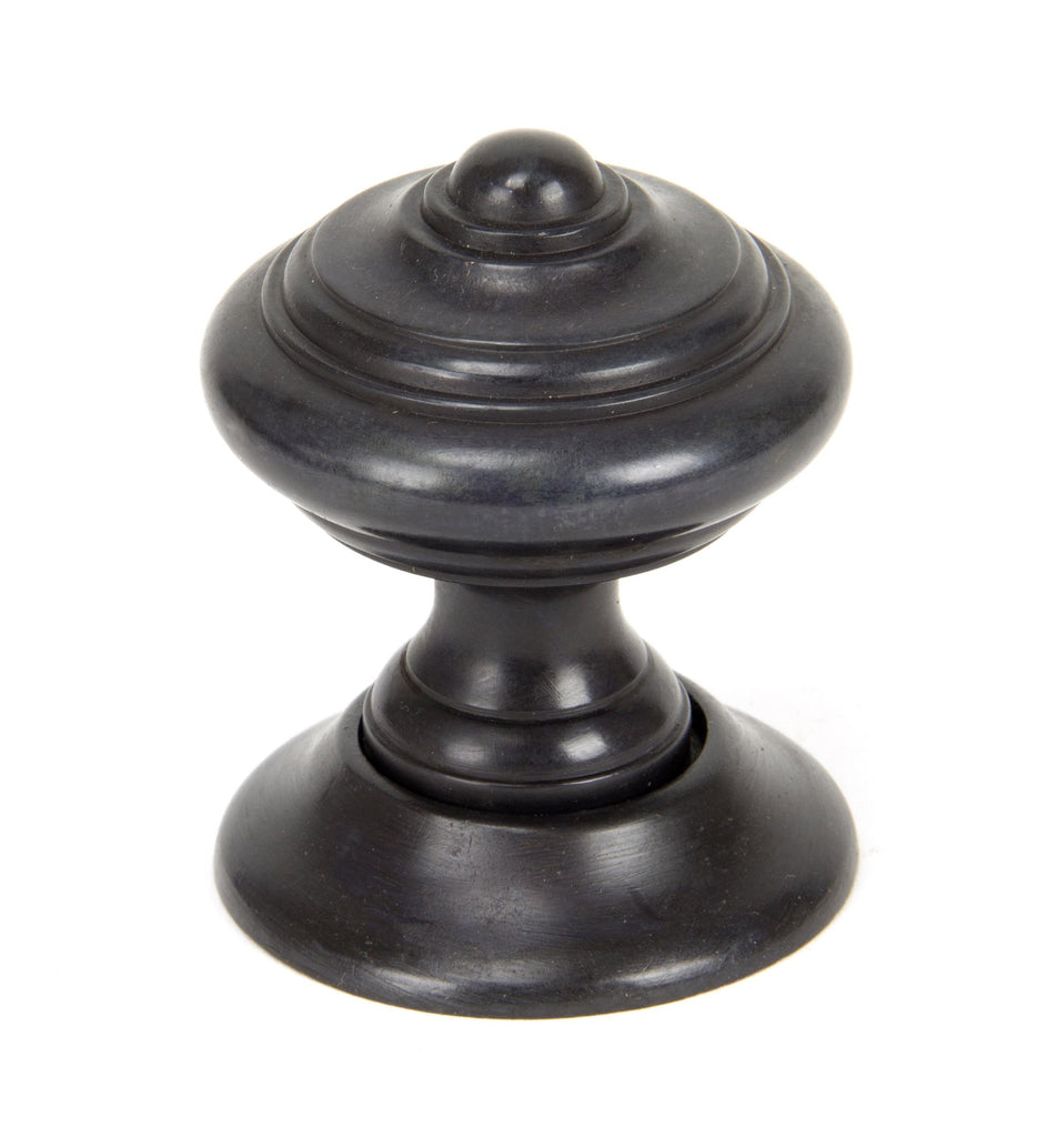 White background image of From The Anvil's Aged Bronze Elmore Concealed Mortice Knob Set | From The Anvil