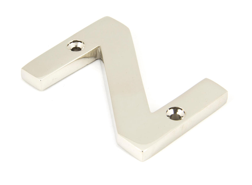 White background image of From The Anvil's Polished Nickel Polished Nickel Letter | From The Anvil