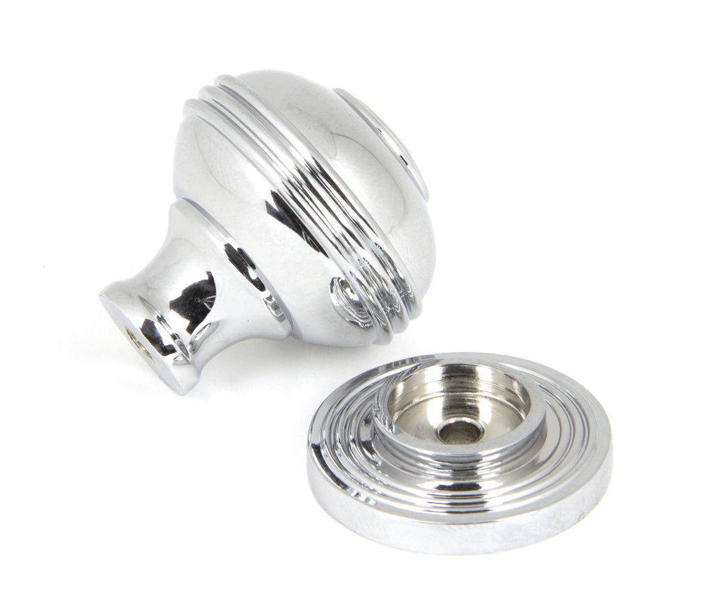 White background image of From The Anvil's Polished Chrome Prestbury Cabinet Knob | From The Anvil