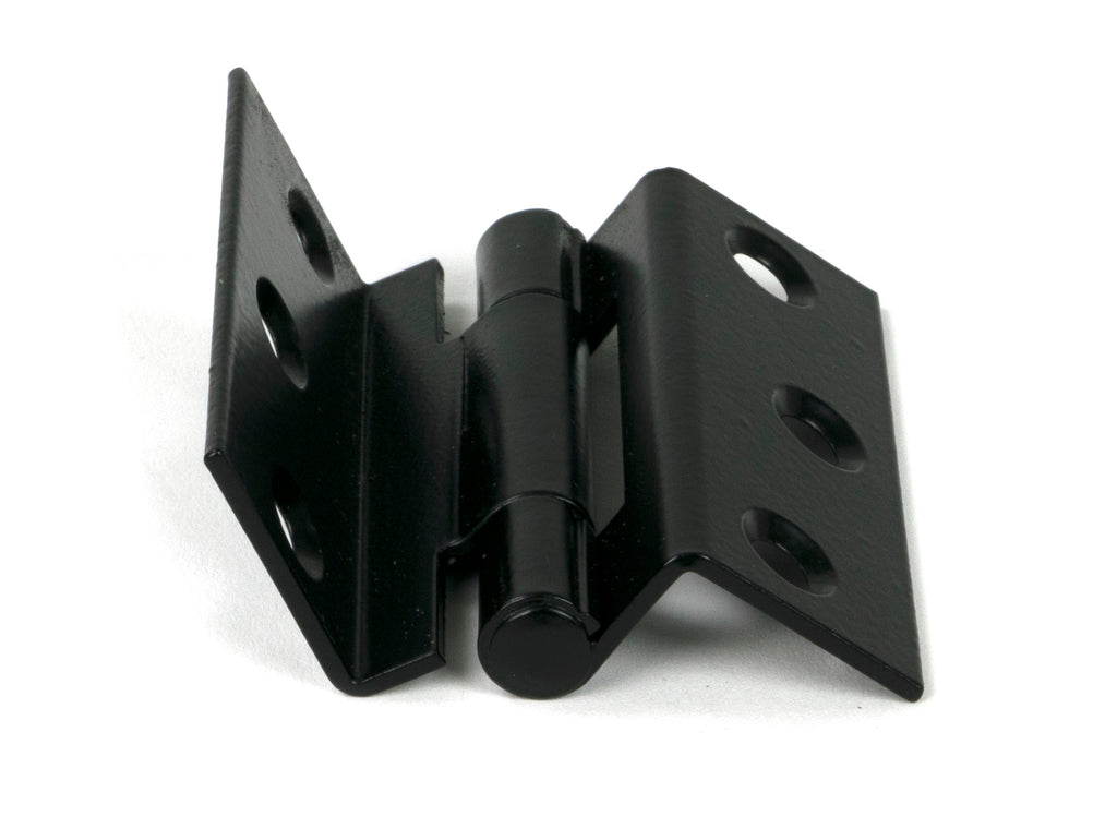 White background image of From The Anvil's Black 2 ½" Stormproof Hinge 1951 (pair) | From The Anvil