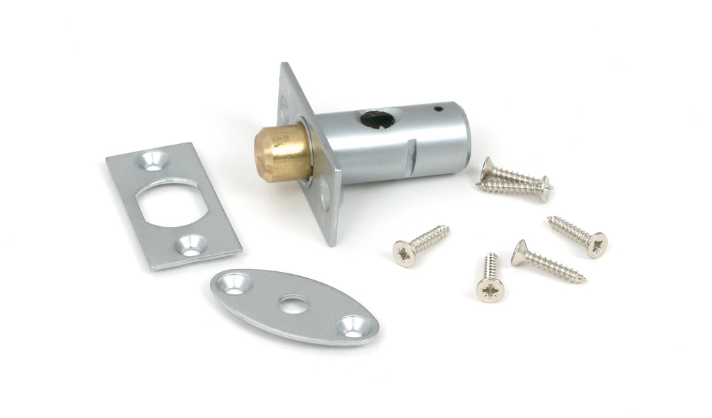 White background image of From The Anvil's Satin Chrome Security Window Bolt | From The Anvil