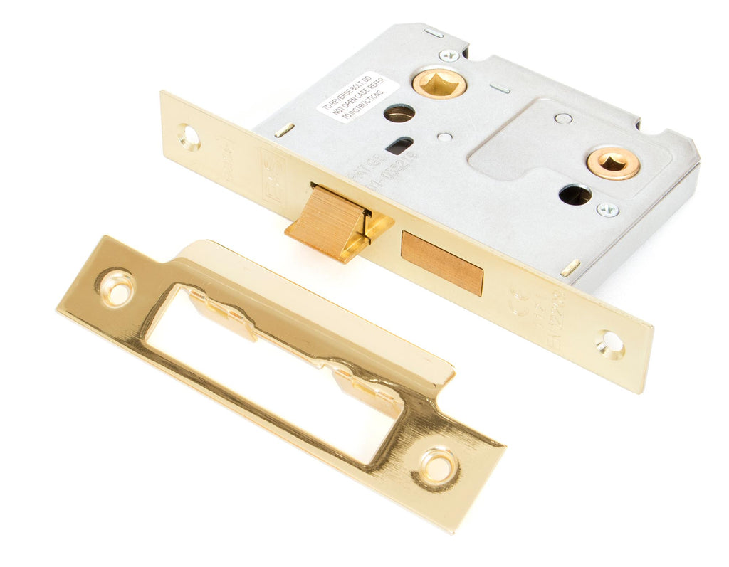 White background image of From The Anvil's Electro Brass Bathroom Mortice Lock | From The Anvil