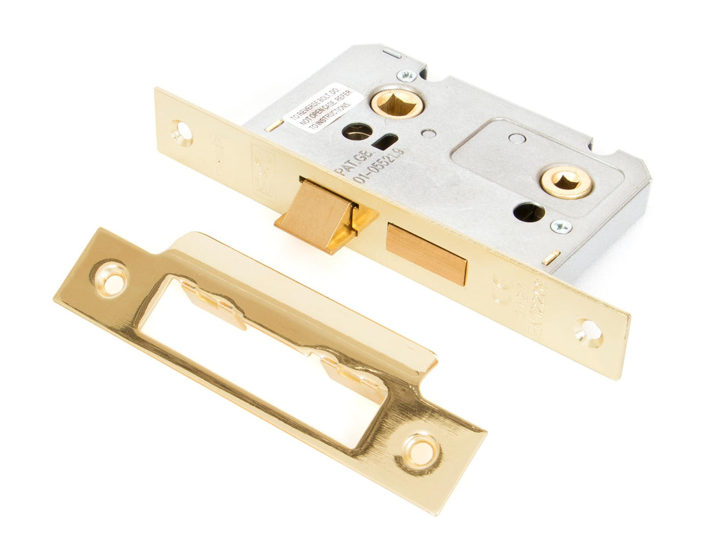 White background image of From The Anvil's Electro Brass Bathroom Mortice Lock | From The Anvil