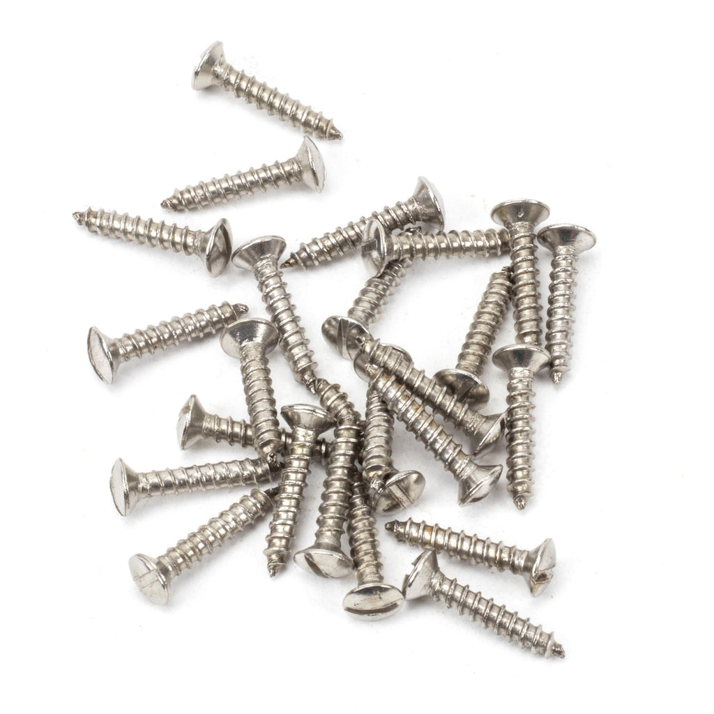 White background image of From The Anvil's Stainless Steel Countersunk Raised Head Screws (25) | From The Anvil
