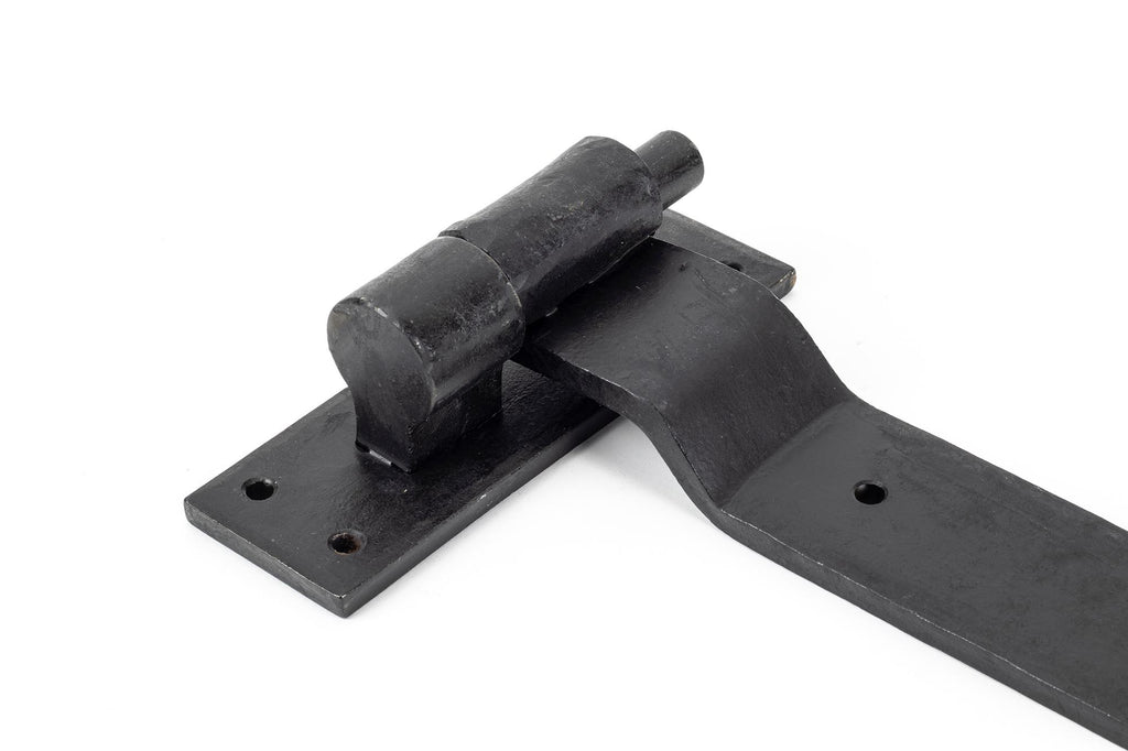 White background image of From The Anvil's External Beeswax Hook & Band Hinge - Cranked (pair) | From The Anvil