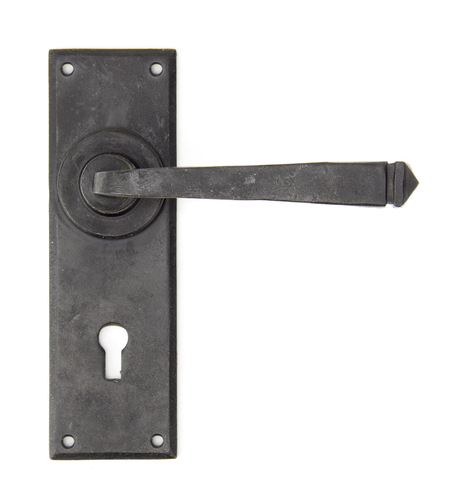 White background image of From The Anvil's External Beeswax Avon Lever Lock Set | From The Anvil