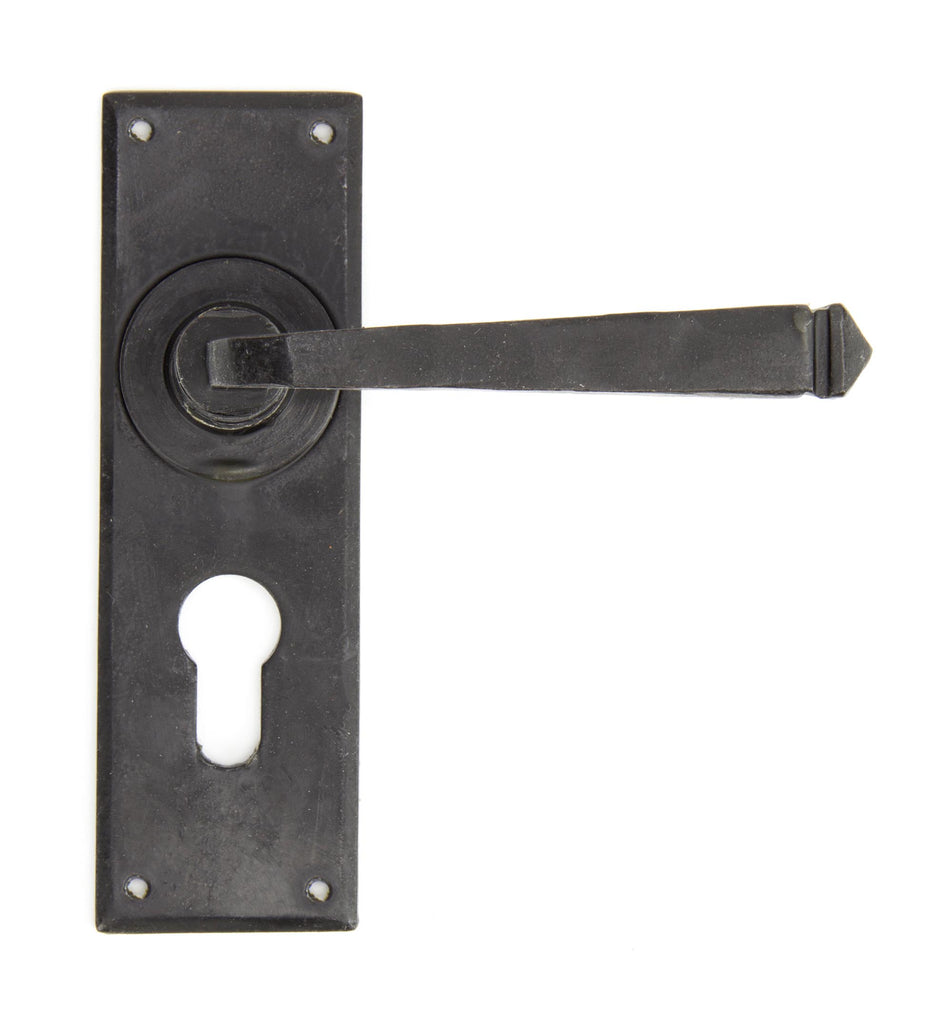 White background image of From The Anvil's External Beeswax Avon Lever Euro Lock Set | From The Anvil