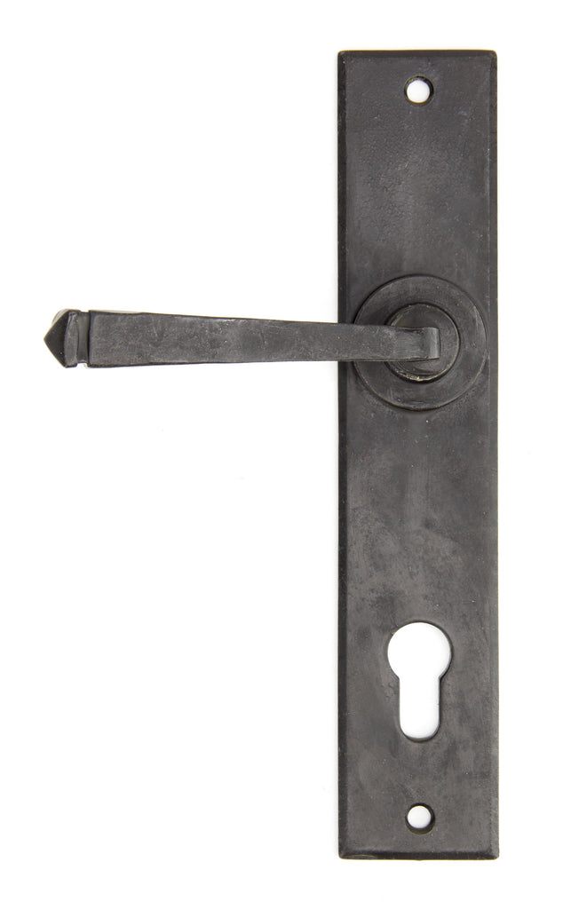 White background image of From The Anvil's External Beeswax Avon Lever Espag. Lock Set | From The Anvil