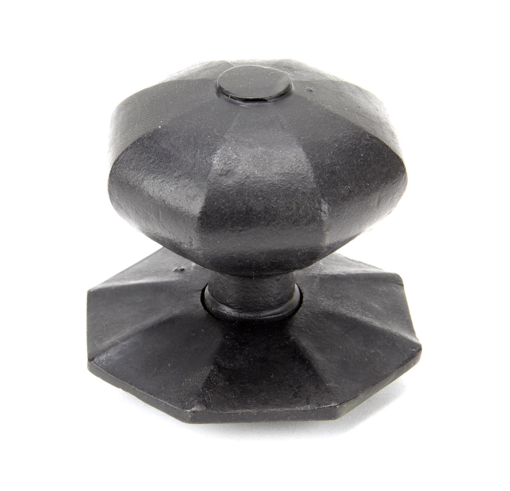 White background image of From The Anvil's External Beeswax Octagonal Centre Door Knob | From The Anvil