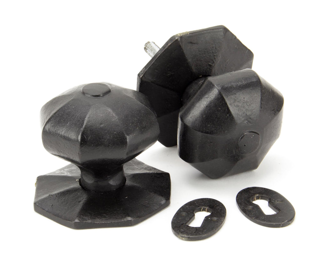 White background image of From The Anvil's External Beeswax Octagonal Mortice/Rim Knob Set | From The Anvil