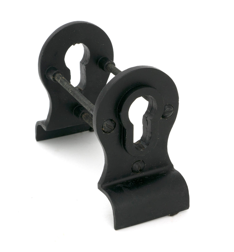 White background image of From The Anvil's External Beeswax 50mm Euro Door Pull (Back to Back Fixings) | From The Anvil