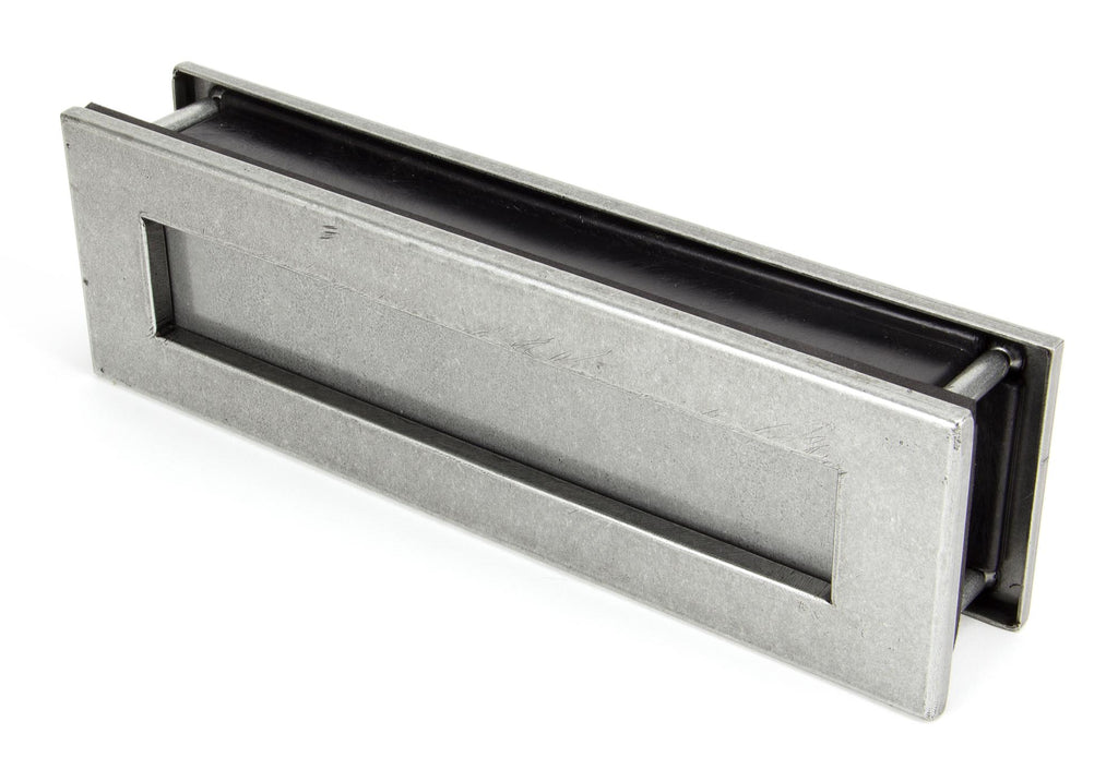 White background image of From The Anvil's Pewter Patina Traditional Letterbox | From The Anvil