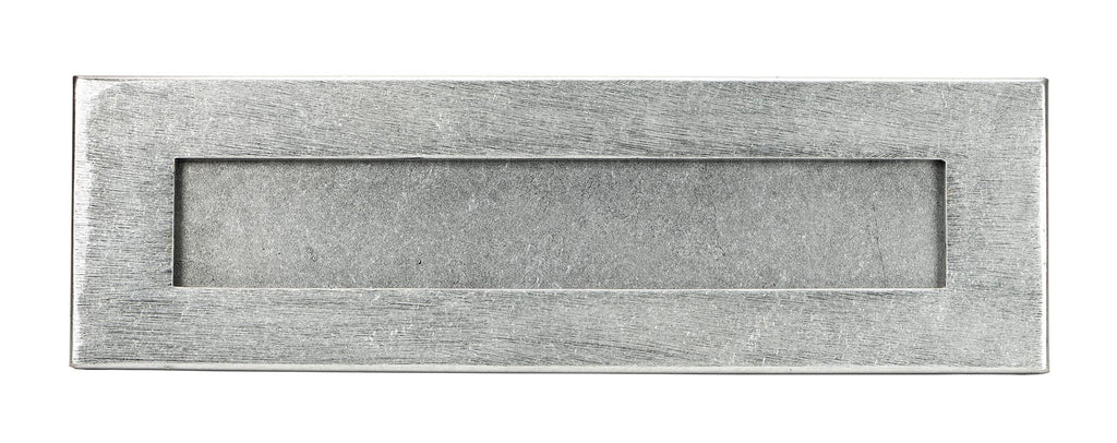 White background image of From The Anvil's Pewter Patina Traditional Letterbox | From The Anvil