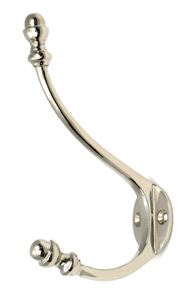 From The Anvil's Polished Nickel Hat & Coat Hook