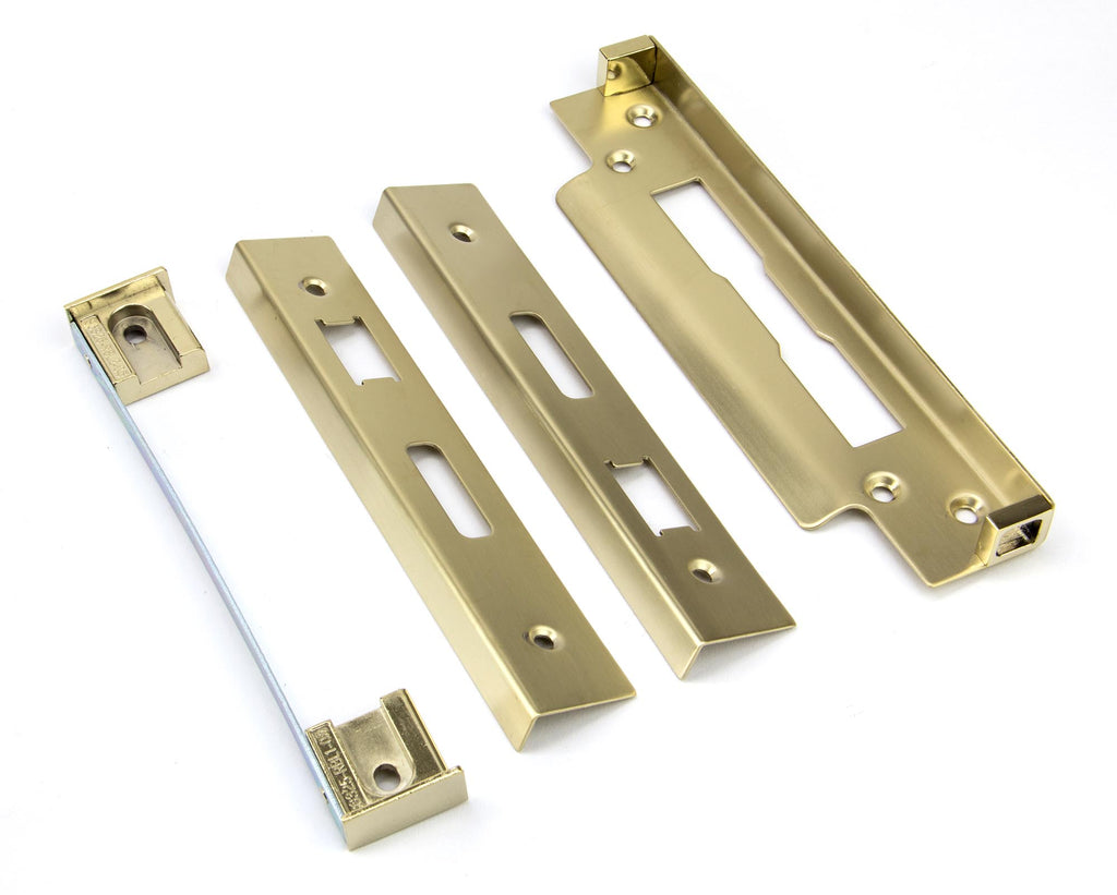 White background image of From The Anvil's PVD Brass ½" Rebate Kit for Sash Lock | From The Anvil