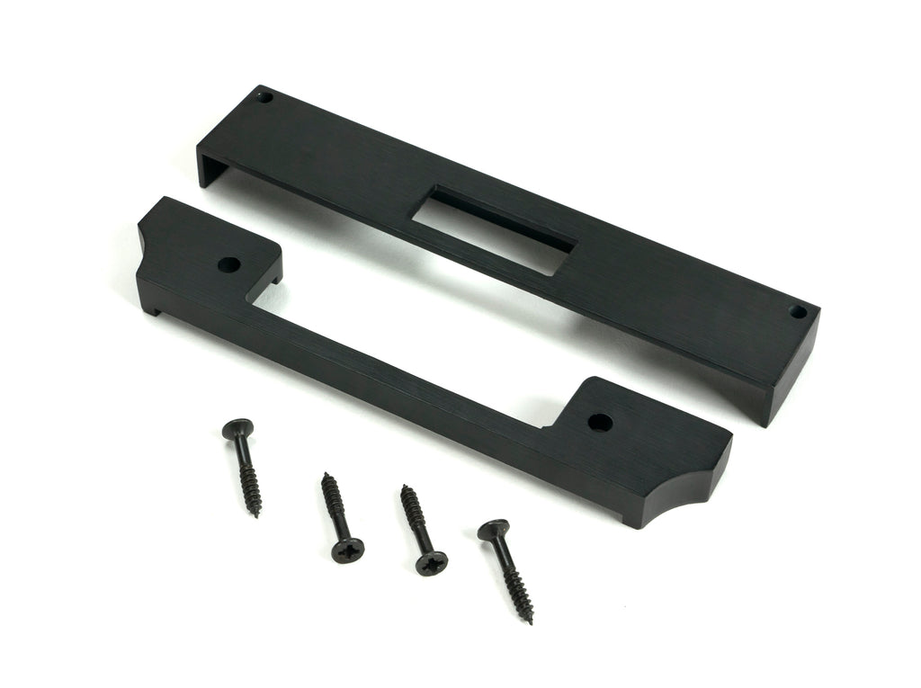 White background image of From The Anvil's Black ½" Euro Dead Lock Rebate Kit | From The Anvil