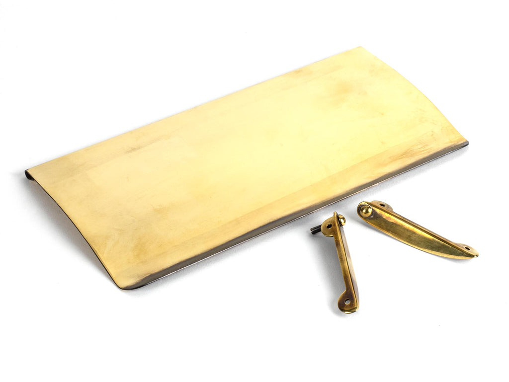 White background image of From The Anvil's Aged Brass Letter Plate Cover | From The Anvil