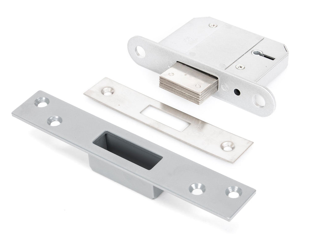 White background image of From The Anvil's Stainless Steel BS 5 Lever Deadlock | From The Anvil