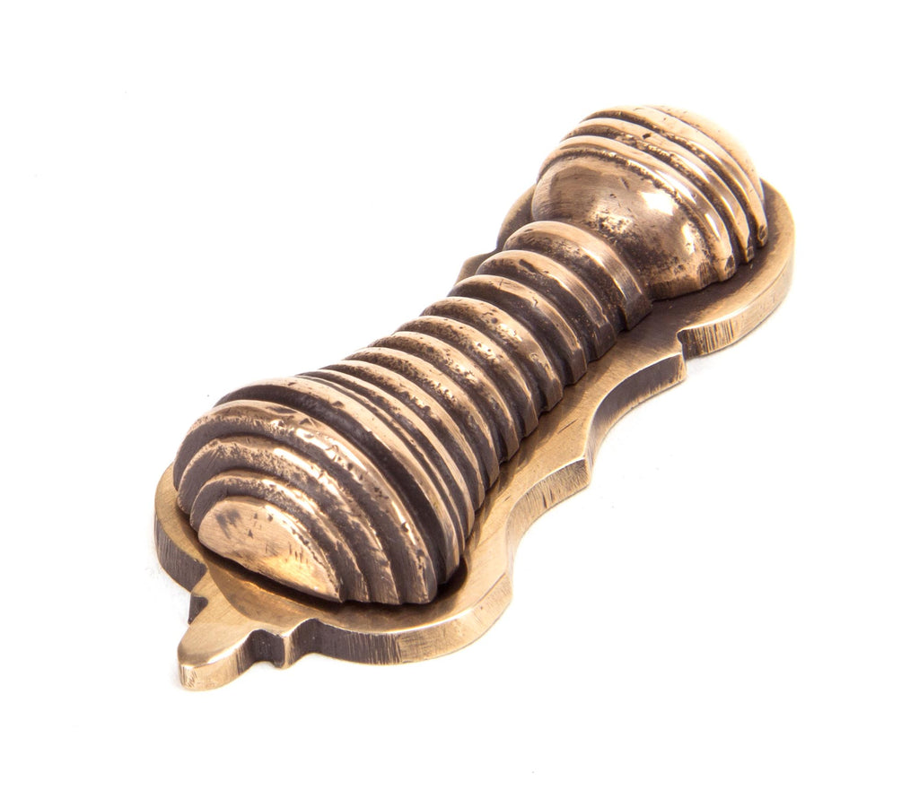 White background image of From The Anvil's Polished Bronze Beehive Escutcheon | From The Anvil